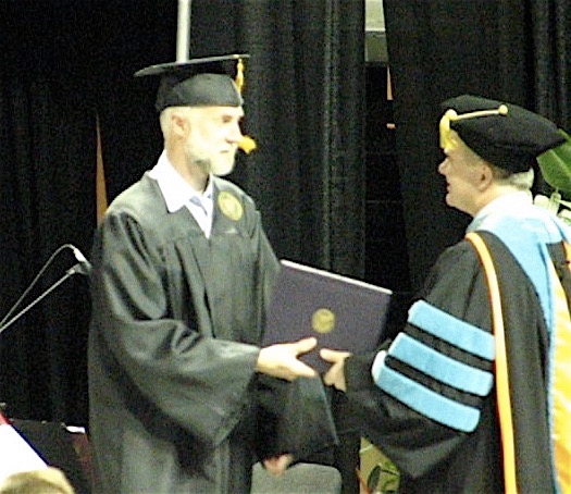 Larry and President Mark Emmert