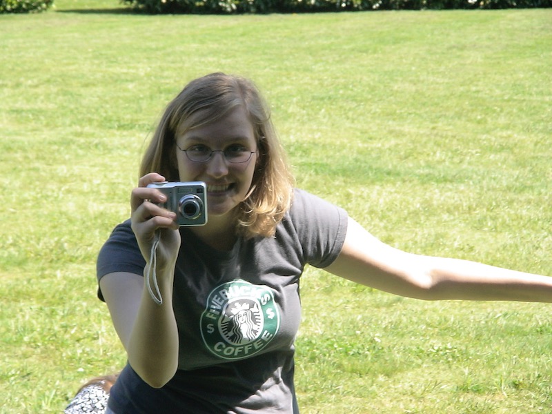 Jessi taking a picture of me