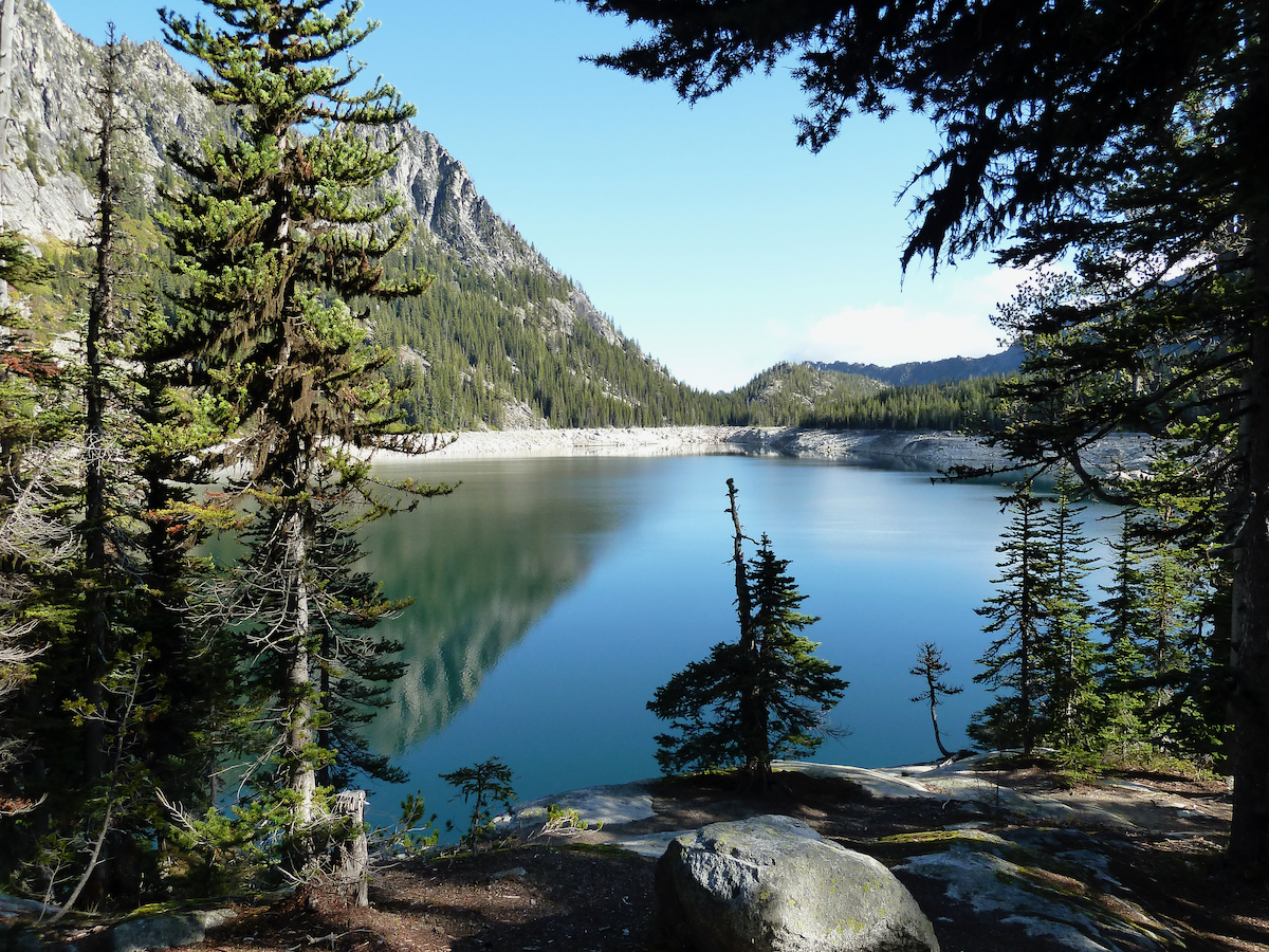 looking across Upper Snow Lake
