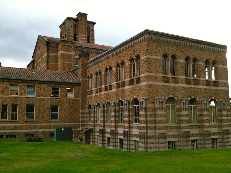 the outside refectory wing