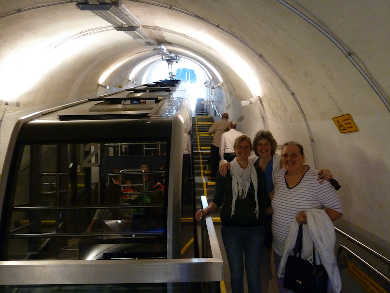 Funicular lower line end