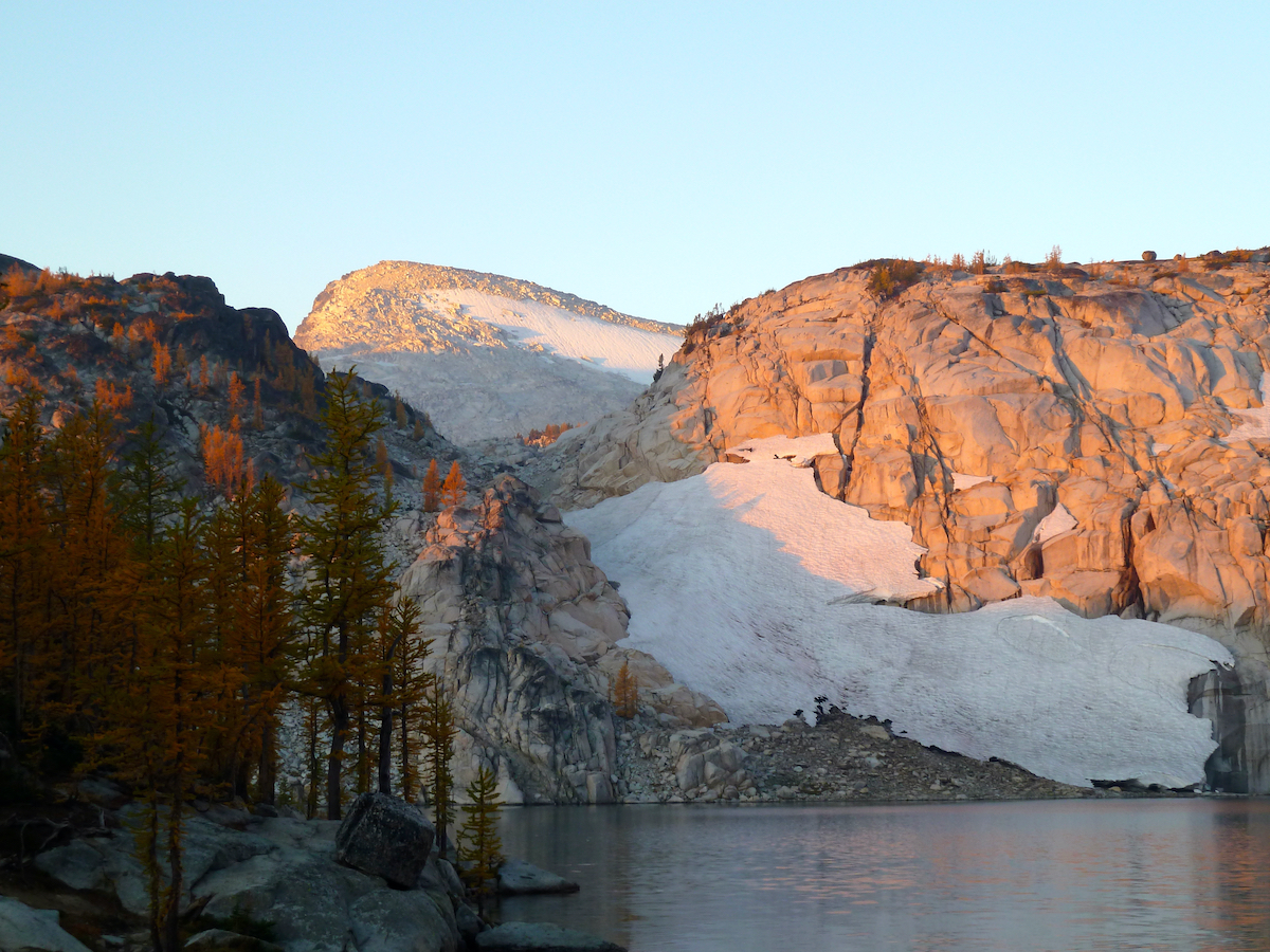 morning red smoky sunlight on mountain