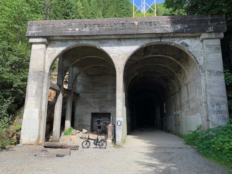 west opening of tunnel