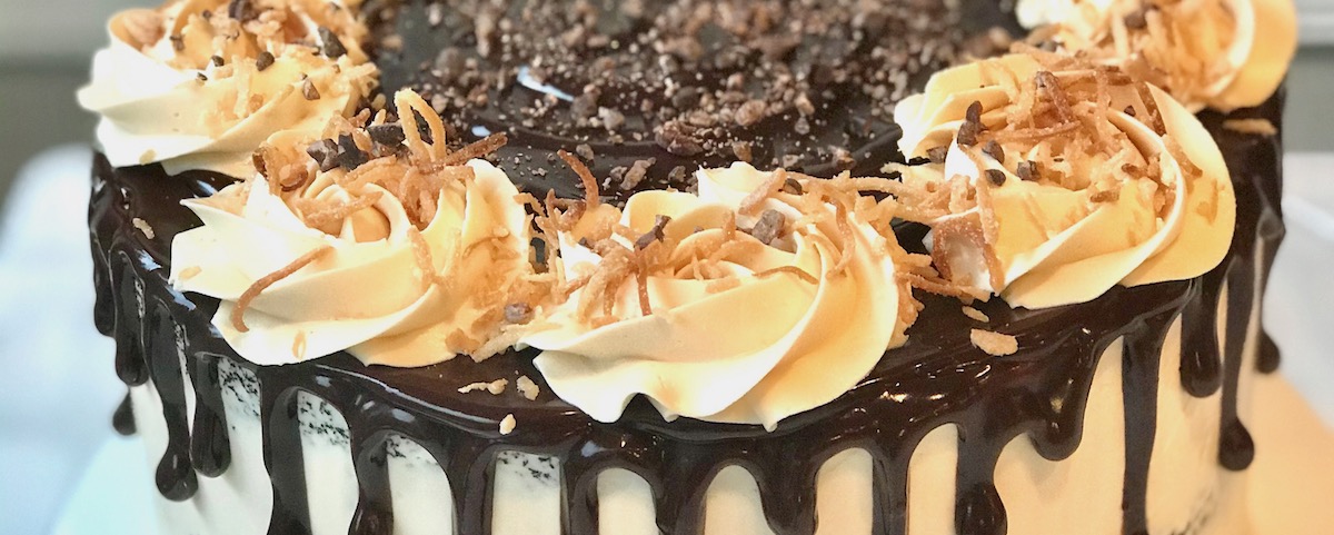 Cake frosting detail