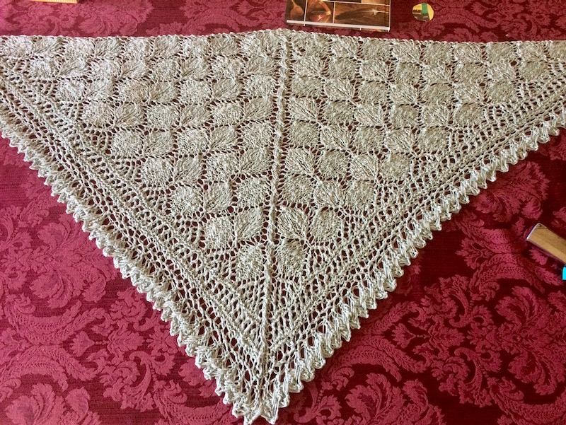 Triangle shawl