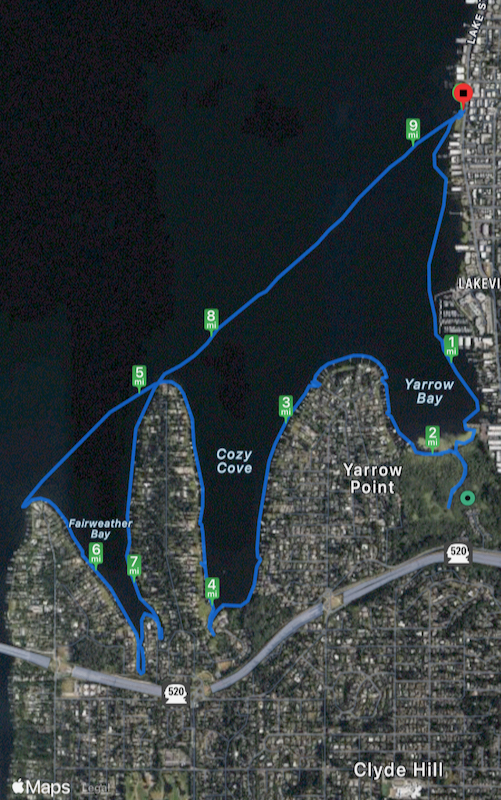 track along Kirkland area points communities