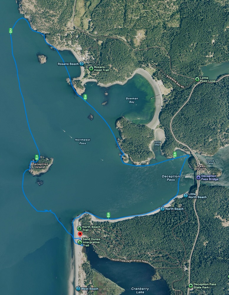 track by Deception Pass