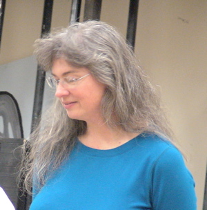 Melanie's long hair